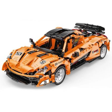 HAPPY BUILD YC-QC004 QC004 YCQC004 non  SIÊU XE MCLAREN P1 tỷ lệ 1:8 bộ đồ chơi xếp lắp ráp ghép mô hình  MCLAREN P1 HYPERCAR Kỹ Thuật Công Nghệ Cao Mô Hình Phương Tiện 1364 khối