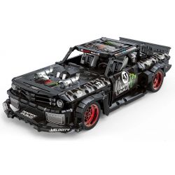 HAPPY BUILD YC-QC005 QC005 YCQC005 non  FORD MUSTANG HOONICORN V2 1:12 tỷ lệ 1:12 bộ đồ chơi xếp lắp ráp ghép mô hình  Kỹ Thuật Công Nghệ Cao Mô Hình Phương Tiện 1655 khối