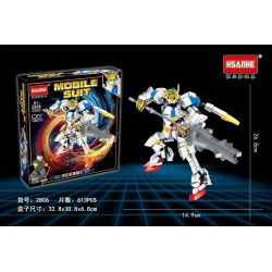 HSANHE 2806 non  VUA SÓI BARBATOS bộ đồ chơi xếp lắp ráp ghép mô hình Gundam MOBILE SUIT Đại Chiến Gundam 613 khối