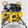 SEMBO 203301 non  THÁM HIỂM MẶT TRĂNG bộ đồ chơi xếp lắp ráp ghép mô hình Space Flight Thám Hiểm Không Gian 702 khối