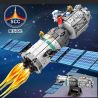 SEMBO 203302 non  TÀU VŨ TRỤ bộ đồ chơi xếp lắp ráp ghép mô hình Space Flight Thám Hiểm Không Gian 804 khối