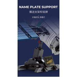 SEMBO 203302 non  TÀU VŨ TRỤ bộ đồ chơi xếp lắp ráp ghép mô hình Space Flight Thám Hiểm Không Gian 804 khối