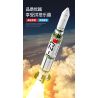 SEMBO 203306 non  BỆ PHÓNG VỆ TINH DONGFANGHONG bộ đồ chơi xếp lắp ráp ghép mô hình Space Flight Thám Hiểm Không Gian 1627 khối
