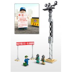 SEMBO 203306 non  BỆ PHÓNG VỆ TINH DONGFANGHONG bộ đồ chơi xếp lắp ráp ghép mô hình Space Flight Thám Hiểm Không Gian 1627 khối