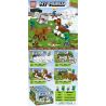 PRCK 63043 non  JUNGLE ANIMAL PARK 4 LOẠI bộ đồ chơi xếp lắp ráp ghép mô hình Minecraft MY WORLD Game Xây Dựng 856 khối