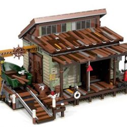 PANGU PG-12004 12004 PG12004 URGE 30106 non  XƯỞNG ĐÓNG TÀU bộ đồ chơi xếp lắp ráp ghép mô hình Town SHIPYARD Thị Trấn 2621 khối