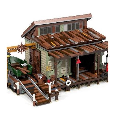 PANGU PG-12004 12004 PG12004 URGE 30106 non  XƯỞNG ĐÓNG TÀU bộ đồ chơi xếp lắp ráp ghép mô hình Town SHIPYARD Thị Trấn 2621 khối