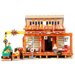 PANGU PG-12004 12004 PG12004 URGE 30106 non  XƯỞNG ĐÓNG TÀU bộ đồ chơi xếp lắp ráp ghép mô hình Town SHIPYARD Thị Trấn 2621 khối