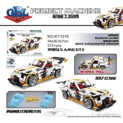 B BRAND 1016B GBL KY1016 1016 XIANG JUN XJ-082F 082F XJ082F non  XE MERCEDES-BENZ SLS AMG GT3 PULLBACK bộ đồ chơi xếp lắp ráp ghép mô hình  Kỹ Thuật Công Nghệ Cao Mô Hình Phương Tiện 572 khối