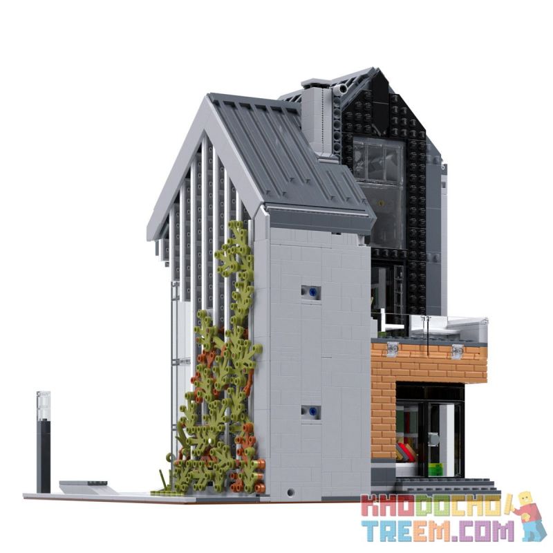 MorkModel 011001 Mork Model 011001 MouldKing 16022 Mould King 16022 SX 8004 non  THƯ VIỆN HIỆN ĐẠI bộ đồ chơi xếp lắp ráp ghép mô hình Creator MODERN LIBRARY Sáng Tạo 2734 khối