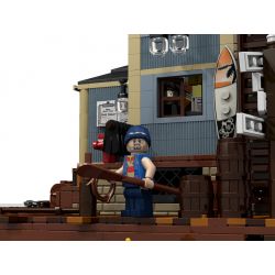 PANGU PG-12001 12001 PG12001 URGE 30104 non  CỬA HÀNG ĐỒ LẶN OLD FISHING HOUSE bộ đồ chơi xếp lắp ráp ghép mô hình Creator DIVE SHOP Sáng Tạo 2841 khối