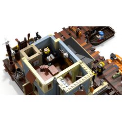 PANGU PG-12001 12001 PG12001 URGE 30104 non  CỬA HÀNG ĐỒ LẶN OLD FISHING HOUSE bộ đồ chơi xếp lắp ráp ghép mô hình Creator DIVE SHOP Sáng Tạo 2841 khối