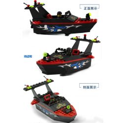 AUSINI 23601 QMAN ENLIGHTEN KEEPPLEY 117 non  ĐỘI HÀNG HẢI TRUY NÃ bộ đồ chơi xếp lắp ráp ghép mô hình City Thành Phố 472 khối