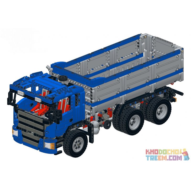 REBRICKABLE MOC-1941 1941 MOC1941 non  SCANIA P500 CB6X4. bộ đồ chơi xếp lắp ráp ghép mô hình  Kỹ Thuật Công Nghệ Cao Mô Hình Phương Tiện 1643 khối