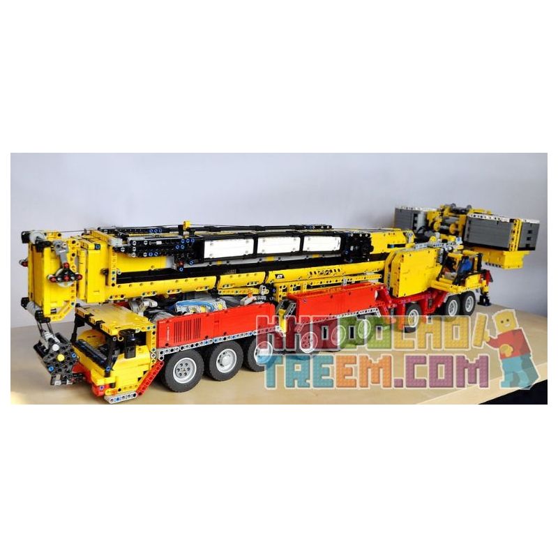 REBRICKABLE MOC-5721 5721 MOC5721 non  LIEBHERR 1750. bộ đồ chơi xếp lắp ráp ghép mô hình  LTM 1750 9.1 Kỹ Thuật Công Nghệ Cao Mô Hình Phương Tiện 6627 khối