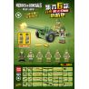 QuanGuan 100076 Quan Guan 100076 non  6 TỔ HỢP SÚNG PHÒNG THỦ CHIẾN TRANH M1 57MM CỦA MỸ bộ đồ chơi xếp lắp ráp ghép mô hình Heroes & Generals Anh Hùng Và Người Thường 235 khối