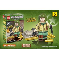 QuanGuan 100076 Quan Guan 100076 non  6 TỔ HỢP SÚNG PHÒNG THỦ CHIẾN TRANH M1 57MM CỦA MỸ bộ đồ chơi xếp lắp ráp ghép mô hình Heroes & Generals Anh Hùng Và Người Thường 235 khối