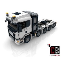 REBRICKABLE MOC-28358 28358 MOC28358 non  XE TẢI RC SCANIA 10X4 SLT TÙY CHỈNH bộ đồ chơi xếp lắp ráp ghép mô hình  CUSTOM RC SKANIA 10X4 6 SLT TRUCK Kỹ Thuật Công Nghệ Cao Mô Hình Phương Tiện 3931 khối