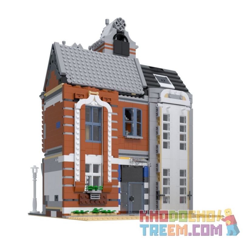 BRICKATIVE OCTAN OFFICE non  TÒA NHÀ VĂN PHÒNG OCTAN VỚI 10264 CĂN bộ đồ chơi xếp lắp ráp ghép mô hình Creator OCTAN OFFICE (10264 CORNER GARAGE) Sáng Tạo 2303 khối