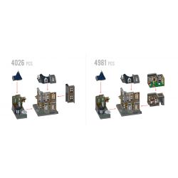 JIESTAR 89112 URGE 10190 non  TRUNG TÂM MUA SẮM ĐỒ CHƠI bộ đồ chơi xếp lắp ráp ghép mô hình Creator TOYS STORE AFOL SQUARE Sáng Tạo 4981 khối