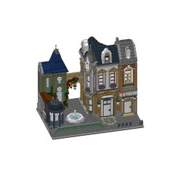 JIESTAR 89112 URGE 10190 non  TRUNG TÂM MUA SẮM ĐỒ CHƠI bộ đồ chơi xếp lắp ráp ghép mô hình Creator TOYS STORE AFOL SQUARE Sáng Tạo 4981 khối