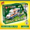 QuanGuan 100045 Quan Guan 100045 non  ĐỘI CỨU HỘ Y TẾ 6IN2 bộ đồ chơi xếp lắp ráp ghép mô hình City MEDICAL RESCUE TEAM Thành Phố 473 khối