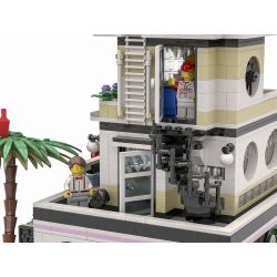 JIESTAR 89105 URGE 10196 MouldKing 16002 Mould King 16002 non  RỬA XE bộ đồ chơi xếp lắp ráp ghép mô hình Creator THE CAR WASH SHOP Sáng Tạo 2548 khối