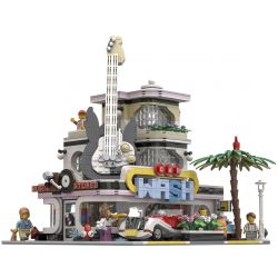 JIESTAR 89105 URGE 10196 MouldKing 16002 Mould King 16002 non  RỬA XE bộ đồ chơi xếp lắp ráp ghép mô hình Creator THE CAR WASH SHOP Sáng Tạo 2548 khối