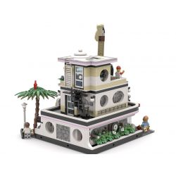 JIESTAR 89105 URGE 10196 MouldKing 16002 Mould King 16002 non  RỬA XE bộ đồ chơi xếp lắp ráp ghép mô hình Creator THE CAR WASH SHOP Sáng Tạo 2548 khối