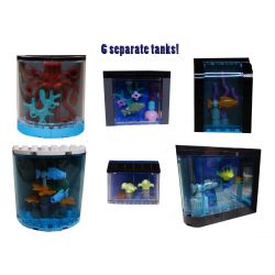 URGE 10186 non  BỂ NUÔI CÁ bộ đồ chơi xếp lắp ráp ghép mô hình Creator AQUARIUM Sáng Tạo 2234 khối
