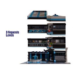 URGE 10186 non  BỂ NUÔI CÁ bộ đồ chơi xếp lắp ráp ghép mô hình Creator AQUARIUM Sáng Tạo 2234 khối