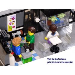 URGE 10186 non  BỂ NUÔI CÁ bộ đồ chơi xếp lắp ráp ghép mô hình Creator AQUARIUM Sáng Tạo 2234 khối