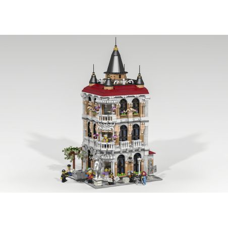 URGE 10195 non  BẢO TÀNG LỊCH SỬ bộ đồ chơi xếp lắp ráp ghép mô hình Creator HISTORY MUSEUM Sáng Tạo 2723 khối