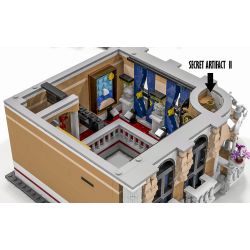 URGE 10195 non  BẢO TÀNG LỊCH SỬ bộ đồ chơi xếp lắp ráp ghép mô hình Creator HISTORY MUSEUM Sáng Tạo 2723 khối