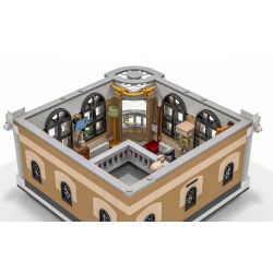 URGE 10195 non  BẢO TÀNG LỊCH SỬ bộ đồ chơi xếp lắp ráp ghép mô hình Creator HISTORY MUSEUM Sáng Tạo 2723 khối