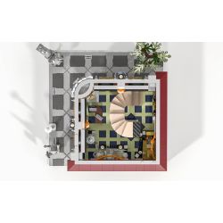 URGE 10195 non  BẢO TÀNG LỊCH SỬ bộ đồ chơi xếp lắp ráp ghép mô hình Creator HISTORY MUSEUM Sáng Tạo 2723 khối