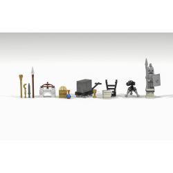 URGE 10195 non  BẢO TÀNG LỊCH SỬ bộ đồ chơi xếp lắp ráp ghép mô hình Creator HISTORY MUSEUM Sáng Tạo 2723 khối