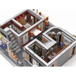 MOYU BLOCK MY82002 82002 JIESTAR 89127 URGE 10193 non  CỬA HÀNG SUSHI bộ đồ chơi xếp lắp ráp ghép mô hình Creator THE SUSHI COENER Sáng Tạo 2712 khối