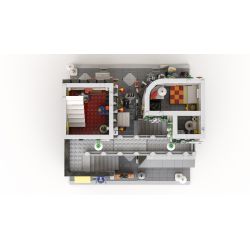 MOYU BLOCK MY82002 82002 JIESTAR 89127 URGE 10193 non  CỬA HÀNG SUSHI bộ đồ chơi xếp lắp ráp ghép mô hình Creator THE SUSHI COENER Sáng Tạo 2712 khối