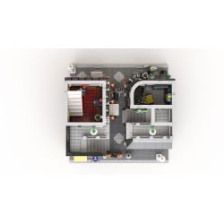 MOYU BLOCK MY82002 82002 JIESTAR 89127 URGE 10193 non  CỬA HÀNG SUSHI bộ đồ chơi xếp lắp ráp ghép mô hình Creator THE SUSHI COENER Sáng Tạo 2712 khối