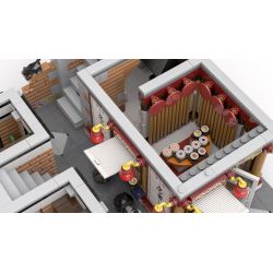 MOYU BLOCK MY82002 82002 JIESTAR 89127 URGE 10193 non  CỬA HÀNG SUSHI bộ đồ chơi xếp lắp ráp ghép mô hình Creator THE SUSHI COENER Sáng Tạo 2712 khối