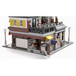 MOYU BLOCK MY82002 82002 JIESTAR 89127 URGE 10193 non  CỬA HÀNG SUSHI bộ đồ chơi xếp lắp ráp ghép mô hình Creator THE SUSHI COENER Sáng Tạo 2712 khối