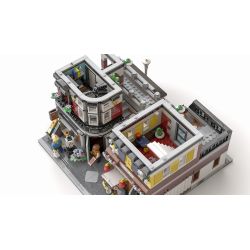 MOYU BLOCK MY82002 82002 JIESTAR 89127 URGE 10193 non  CỬA HÀNG SUSHI bộ đồ chơi xếp lắp ráp ghép mô hình Creator THE SUSHI COENER Sáng Tạo 2712 khối