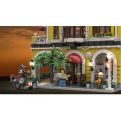 JIESTAR 89124 URGE 10187 non  QUÁN TRÀ bộ đồ chơi xếp lắp ráp ghép mô hình Creator THE TEA SHOP Sáng Tạo 2877 khối