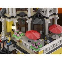 JIESTAR 89124 URGE 10187 non  QUÁN TRÀ bộ đồ chơi xếp lắp ráp ghép mô hình Creator THE TEA SHOP Sáng Tạo 2877 khối