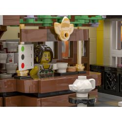 JIESTAR 89124 URGE 10187 non  QUÁN TRÀ bộ đồ chơi xếp lắp ráp ghép mô hình Creator THE TEA SHOP Sáng Tạo 2877 khối