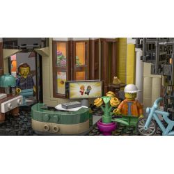 JIESTAR 89124 URGE 10187 non  QUÁN TRÀ bộ đồ chơi xếp lắp ráp ghép mô hình Creator THE TEA SHOP Sáng Tạo 2877 khối