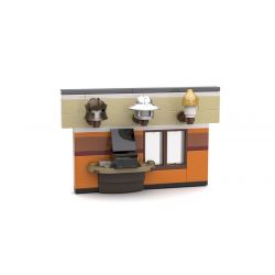 JIESTAR 89113 URGE 10194 non  QUẢNG TRƯỜNG ĐÀI PHUN NƯỚC bộ đồ chơi xếp lắp ráp ghép mô hình Creator THE FOUNTAIN SQUARE Sáng Tạo 2951 khối