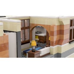 JIESTAR 89113 URGE 10194 non  QUẢNG TRƯỜNG ĐÀI PHUN NƯỚC bộ đồ chơi xếp lắp ráp ghép mô hình Creator THE FOUNTAIN SQUARE Sáng Tạo 2951 khối