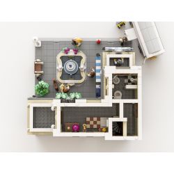 JIESTAR 89113 URGE 10194 non  QUẢNG TRƯỜNG ĐÀI PHUN NƯỚC bộ đồ chơi xếp lắp ráp ghép mô hình Creator THE FOUNTAIN SQUARE Sáng Tạo 2951 khối